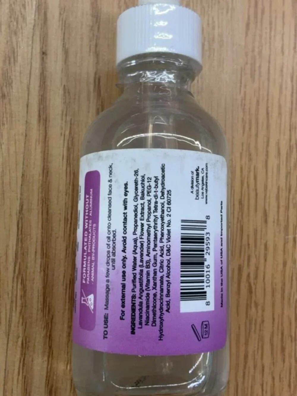 Vitamins and Sea Beauty Renewing Face Serum Sea Lavender Bakuchiol 2 oz
